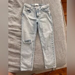 Current/Elliot Vintage Crop Century Destroy Jeans